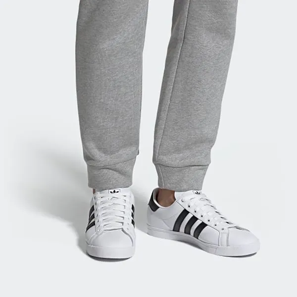 Giày Adidas Coast Star Shoes Black/White Màu Đen Trắng Size 42.5 - Giày - Vua Hàng Hiệu