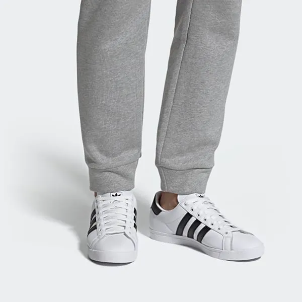 Giày Adidas Coast Star Shoes Black/White Màu Đen Trắng Size 42 - Giày - Vua Hàng Hiệu