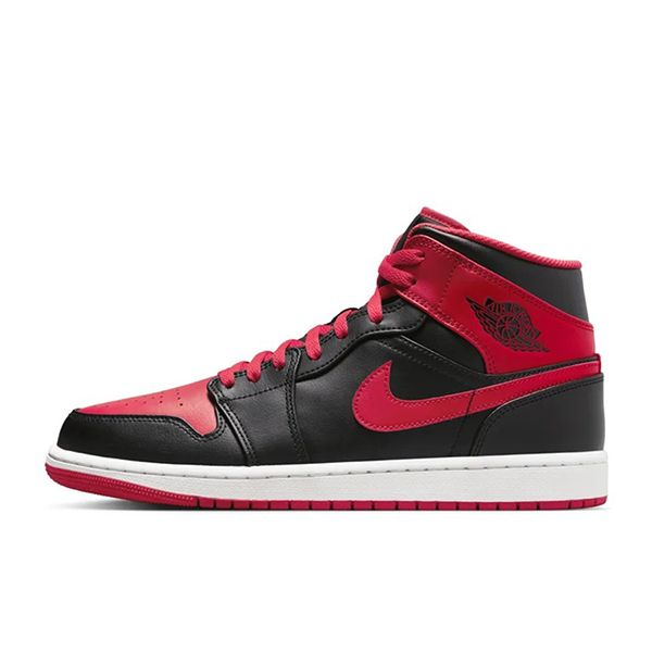 Giày Thể Thao Nike Air Jordan 1 Mid Alternate Bred Flame Red DQ8426-060 Màu Đen Đỏ Size 40 - 4