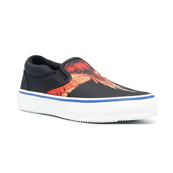 Giày Slip On Marcelo Burlon Icon Wings CMIA079F22FAB002 1025 Màu Đen Size 42