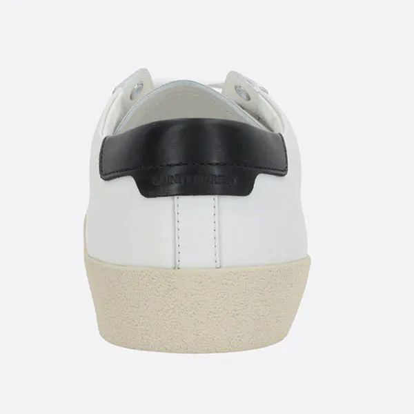 Giày Sneakers Yves Saint Laurent YSL Court Classic SL/06 Smooth Leather 610685AABEE9061 Màu Trắng Đen Size 42.5 - Giày - Vua Hàng Hiệu