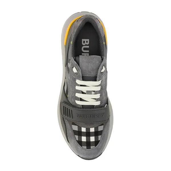 Giày Thể Thao Burberry 8064268 Ramsey Sneakers Grey Màu Xám