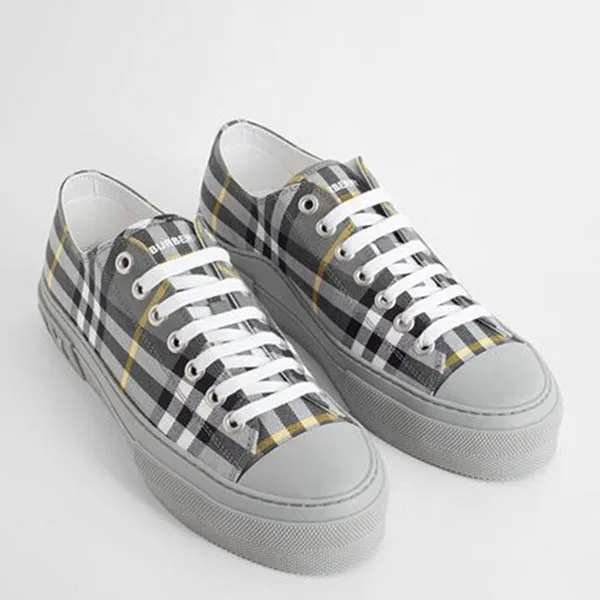 Giày Sneaker Burberry Tartan Sneakers With Brand Name 8064267 Phối Màu - Giày - Vua Hàng Hiệu