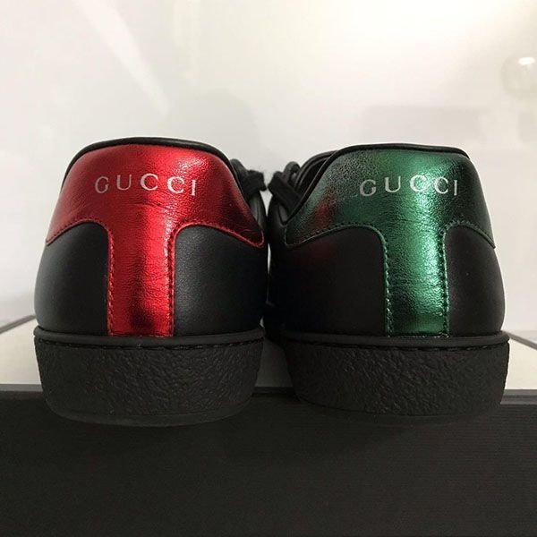 Giày Thể Thao Gucci Black Dog New Ace Sneakers Màu Đen Size 40 - 5