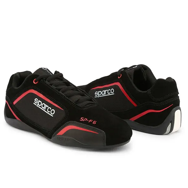 Giày Thể Thao Nam Sparco SP-F6_BLACK-RED Màu Đen Size 40 - 1
