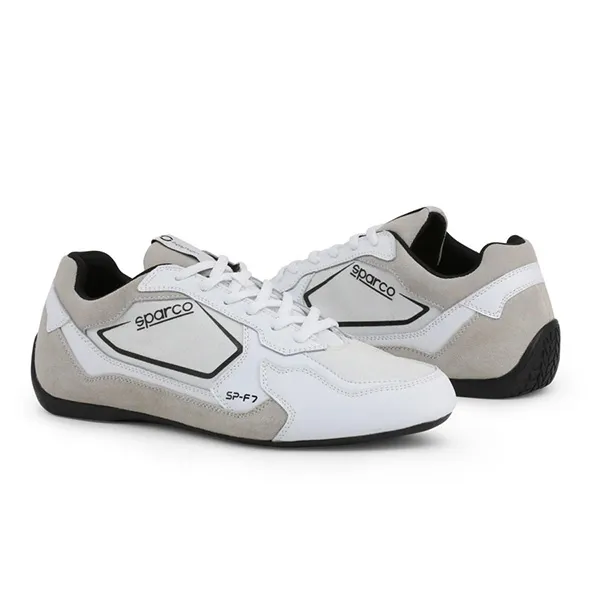 Giày Thể Thao Nam Sparco SP-F7_WHITE-BLACK Phối Màu Size 42 - Giày - Vua Hàng Hiệu