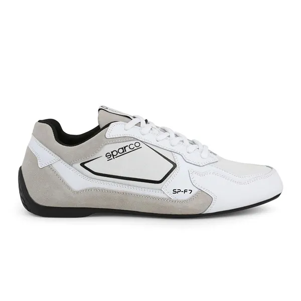 Giày Thể Thao Nam Sparco SP-F7_WHITE-BLACK Phối Màu Size 42 - Giày - Vua Hàng Hiệu
