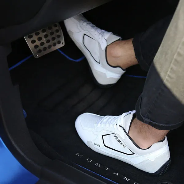 Giày Thể Thao Nam Sparco SP-F7_WHITE-BLACK Phối Màu Size 42 - Giày - Vua Hàng Hiệu