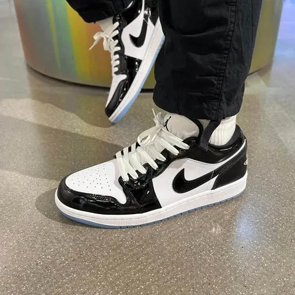 Giày Thể Thao Nike Air Jordan 1 Low 'Dark Concord' DV1309-100 Màu Đen Trắng Size 42