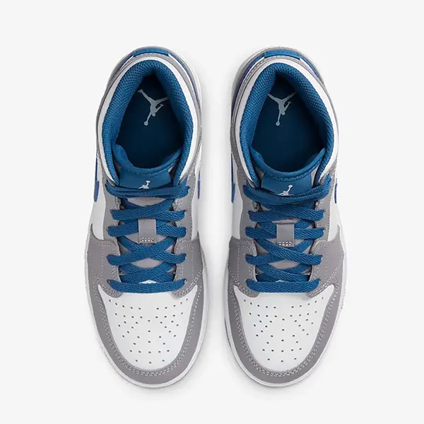 Giày Thể Thao Nike Air Jordan 1 Mid DQ8423-014 Màu Xám Xanh Size 38 - Giày - Vua Hàng Hiệu
