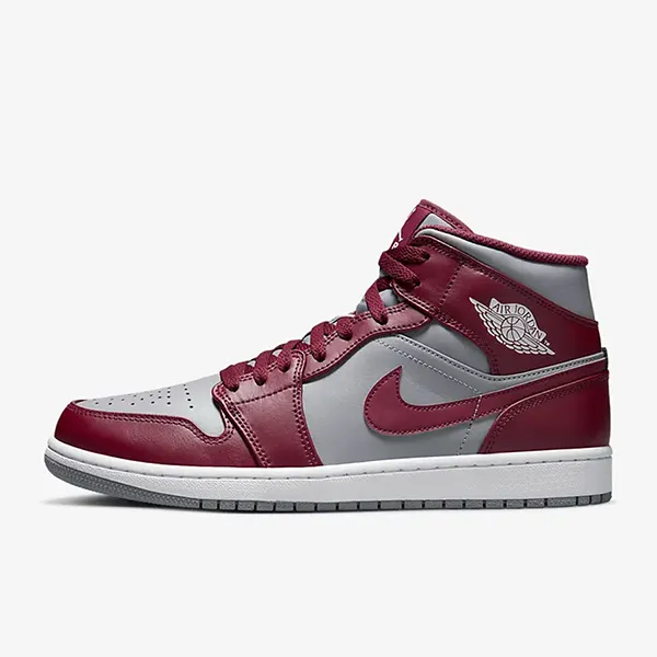 Giày Thể Thao Nike Air Jordan 1 Mid DQ8426-615 Màu Xám Đỏ Size 40 - Giày - Vua Hàng Hiệu