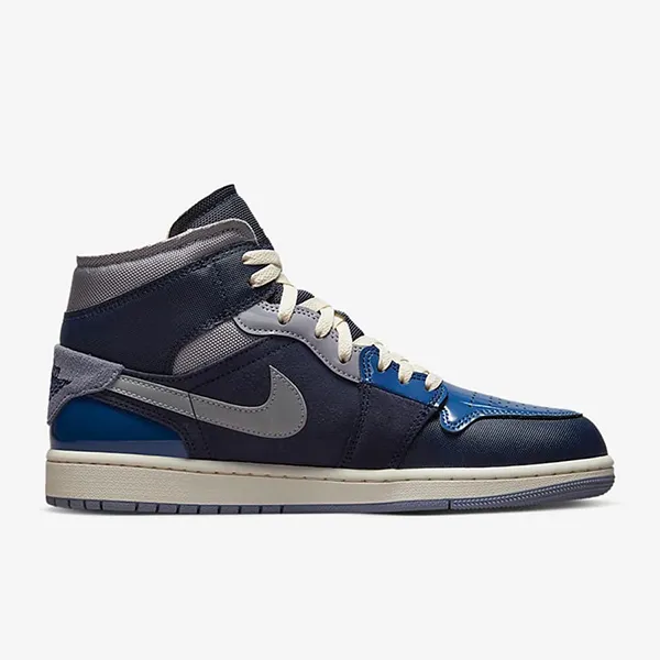 Giày Thể Thao Nike Air Jordan 1 Mid SE Craft DR8868-400 Màu Xanh Xám Size 40 - Giày - Vua Hàng Hiệu