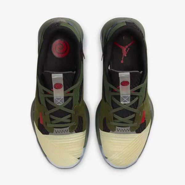 Giày Thể Thao Nike Men's Jordan Air 200E SP Basketball Shoes DQ6385-360 Màu Xanh Rêu Size 38.5 - 4