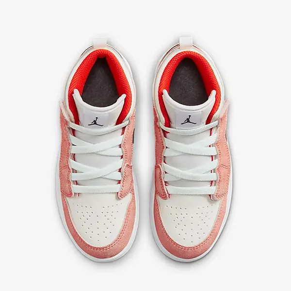 Giày Thể Thao Trẻ Em Nike Jordan 1 Mid Alt Se DZ4470-800 Màu Hồng Cam