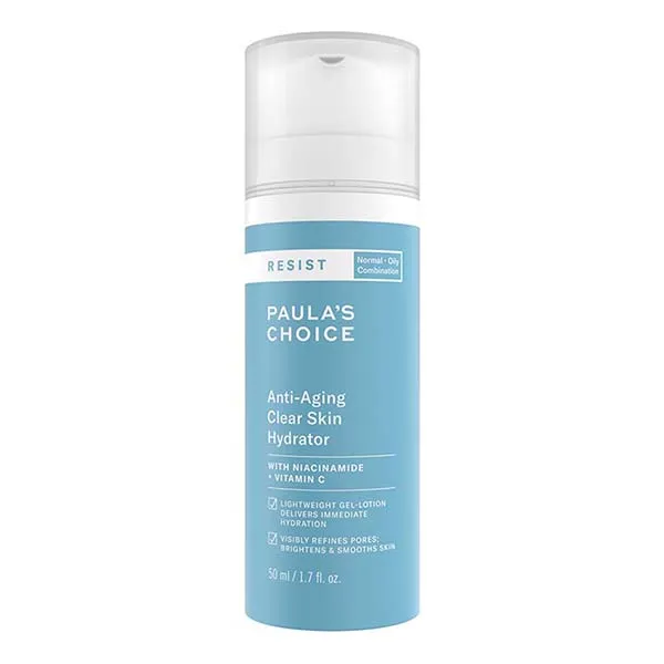 Kem Dưỡng Ẩm Hỗ Trợ Trẻ Hóa Da Paula's Choice Resist Anti-Aging Clear Skin Hydrator 50ml