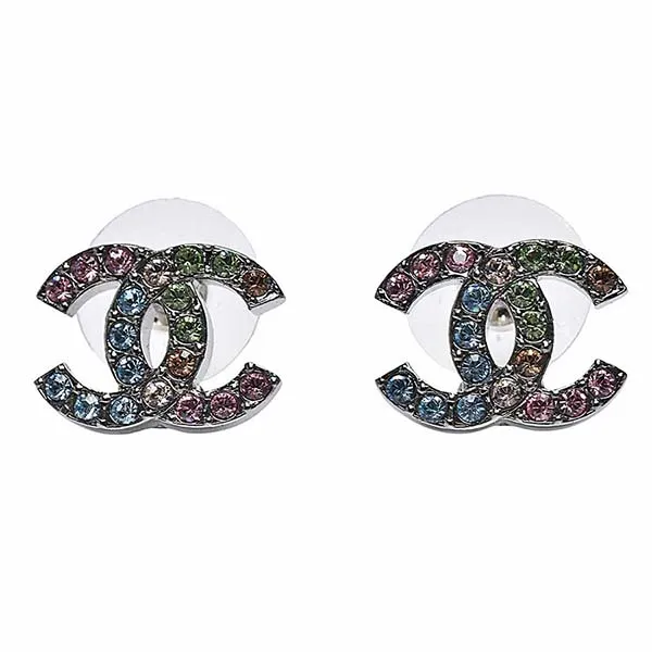 Khuyên Tai Chanel Logo Phối Màu