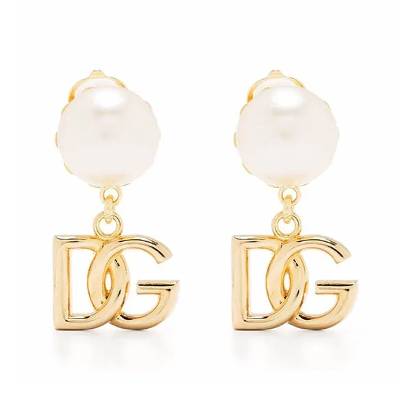 Khuyên Tai Dolce & Gabbana D&G Earrings WEO2N1W1111ZOO00 Màu Vàng Trắng - Trang sức - Vua Hàng Hiệu