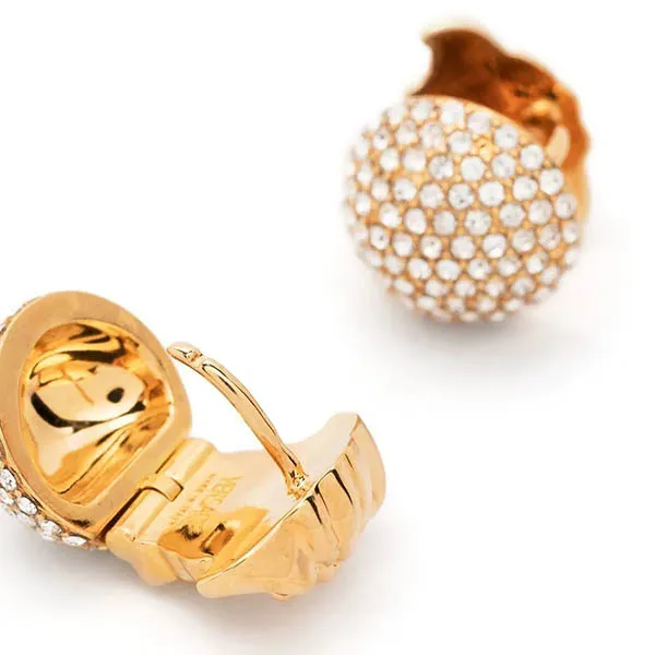 Khuyên Tai Versace Gold Earrings 10079891A006214J090 Màu Vàng Gold - 4