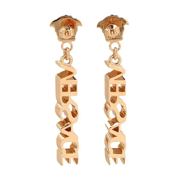 Khuyên Tai Versace Logo Drop Earrings 10022731A006203J000 Màu Vàng Gold - Trang sức - Vua Hàng Hiệu