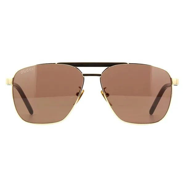 Kính Mát Gucci GG1164S 002 Màu Nâu - Kính mắt - Vua Hàng Hiệu