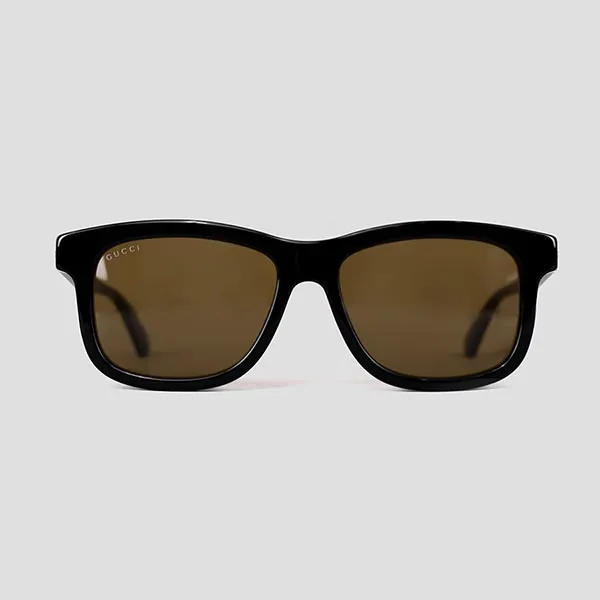 Kính Mát Gucci Logo Square Black GG0824S006 Màu Đen