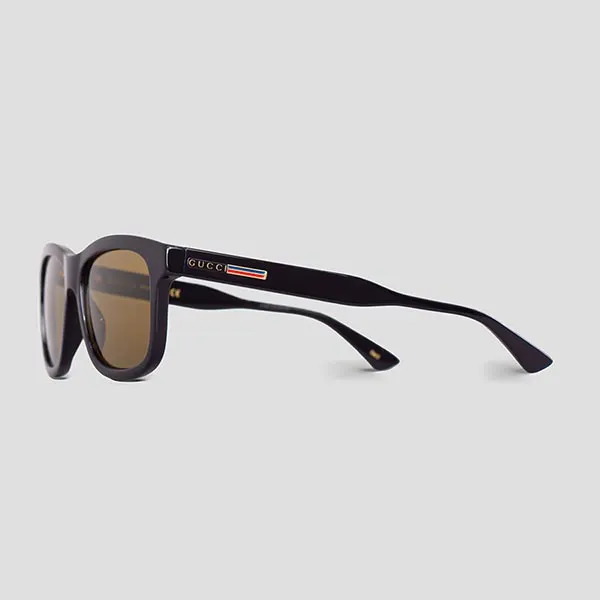 Kính Mát Gucci Logo Square Black GG0824S006 Màu Đen