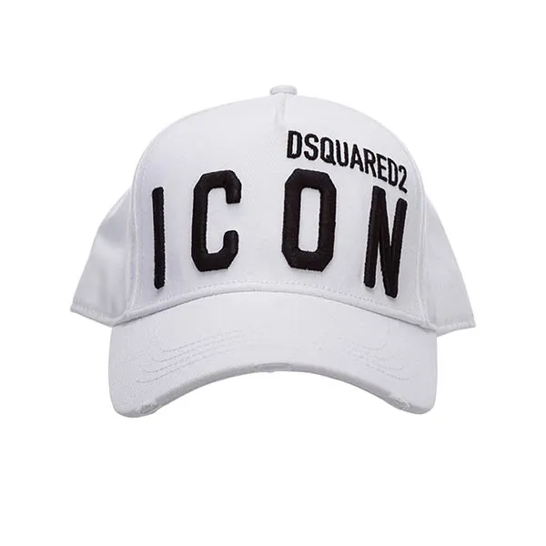Mũ Dsquared2 Icon Cap In White BCM041205C00001M072 Màu Trắng
