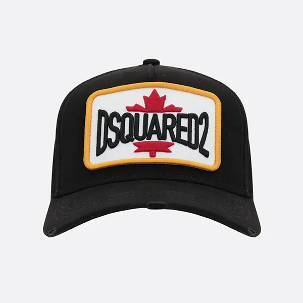 Mũ DSquared2 Patch Baseball Cap BCM061105C00001M1502 Màu Đen - Mũ nón - Vua Hàng Hiệu