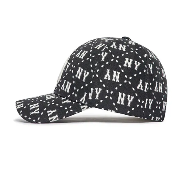 Mũ MLB Diamond Monogram Structure Ball Cap New York Yankees 3ACPM023N-50BKS Màu Đen - Mũ nón - Vua Hàng Hiệu