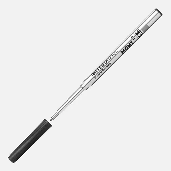 Ngòi Bút Bi Montblanc Ballpoint Pen Refill Medium, Mystery Black MB128211 Màu Đen - Bút viết - Vua Hàng Hiệu