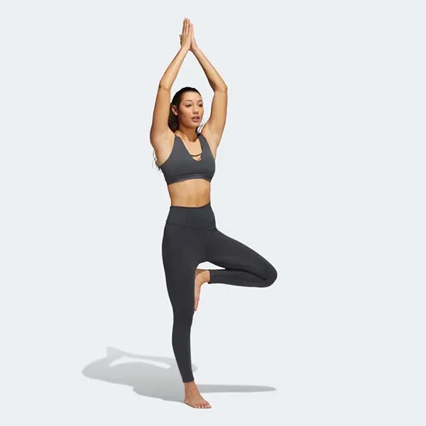 Quần Bó Tập Luyện Nữ Adidas Yo Lux 78 Tig HD4423 Màu Xám Size XXS