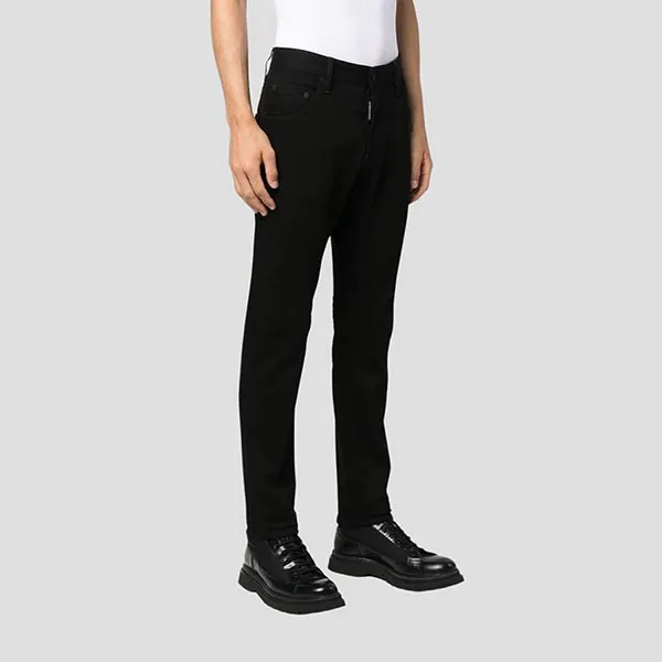 Quần Jeans Dsquared2 Black Skater S71LB1083 S30564 900 Màu Đen Size 44