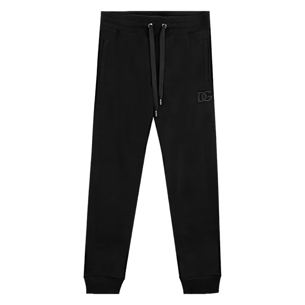 Quần Jogger Nam Dolce & Gabbana D&G Logo Printed Black GVXQHT G7I8I N0000 Màu Đen Size 44