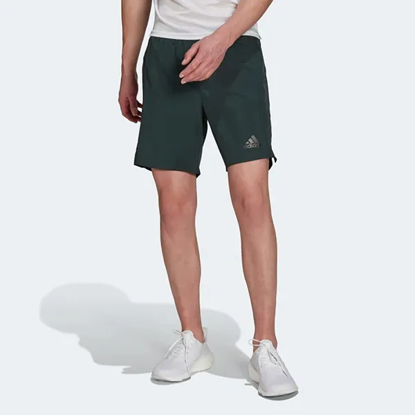 Quần Shorts Adidas Run Icon Sho HJ7223 Màu Xanh Green Size L 7in