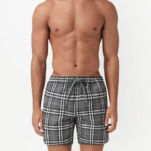 Quần Shorts Burberry Gray Check Swim 8063480 Màu Xám - Thời trang - Vua Hàng Hiệu