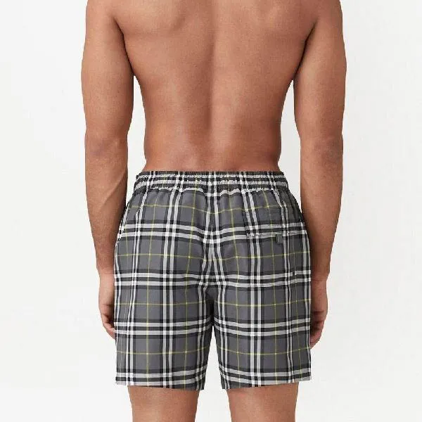 Quần Shorts Burberry Gray Check Swim 8063480 Màu Xám - Thời trang - Vua Hàng Hiệu