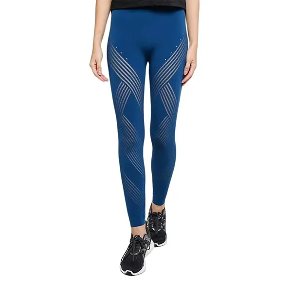 Quần Tập Nữ Adidas Warpknit Hr DW8878 Màu Xanh Dương Size M
