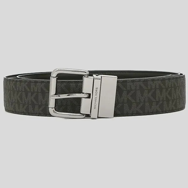 Set Thắt Lưng Michael Kors MK Mens 4-in-1 Signature Canvas Belt Gift Set Box Black 36F1LBLY9O Màu Đen - Thắt lưng - Vua Hàng Hiệu