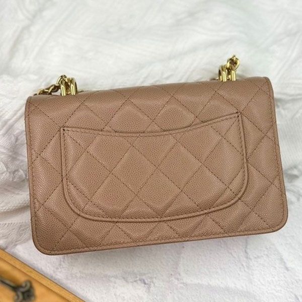 Chanel Yellow Lambskin Mini Flap Wallet On Chain  LuxuryPromise