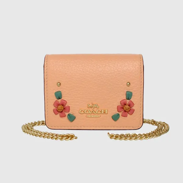 Túi Đeo Chéo Coach Crossbody CA024 Màu Cam Hồng
