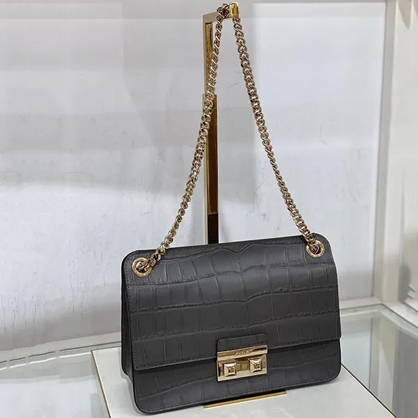 Túi Đeo Chéo Furla Bella Crossbody Asfalto Màu Xám Đen
