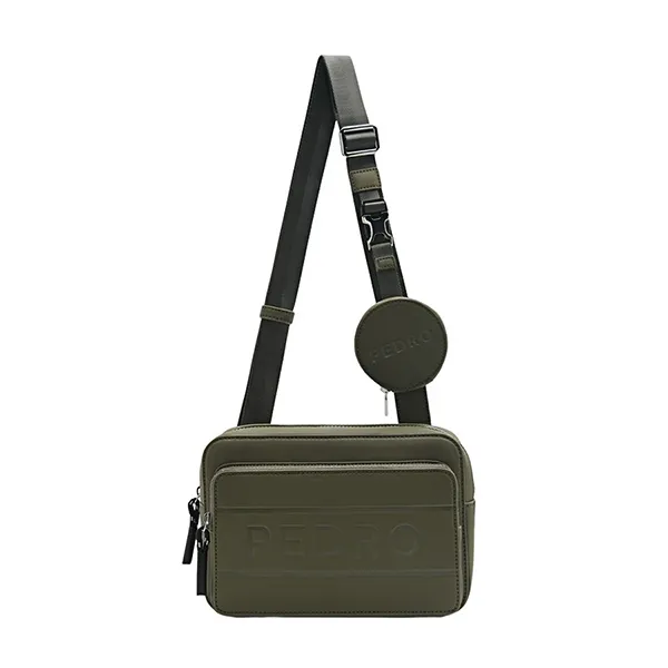 Túi Đeo Chéo Nam Pedro Flynn Casual Sling Bag PM2-26320101-3 Màu Xanh Green - Túi xách - Vua Hàng Hiệu