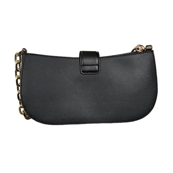 Túi Đeo Vai Michael Kors MK Carmen Small Pouchette In Black 35F2GNMC0L Màu Đen - Túi xách - Vua Hàng Hiệu