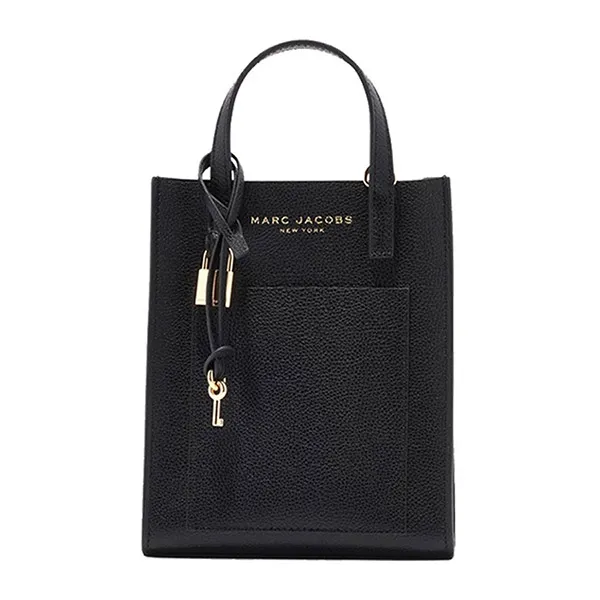 Túi Tote Marc Jacobs Micro Grind Satchel Tote Bag Black H001L03FA22 Màu Đen - Túi xách - Vua Hàng Hiệu