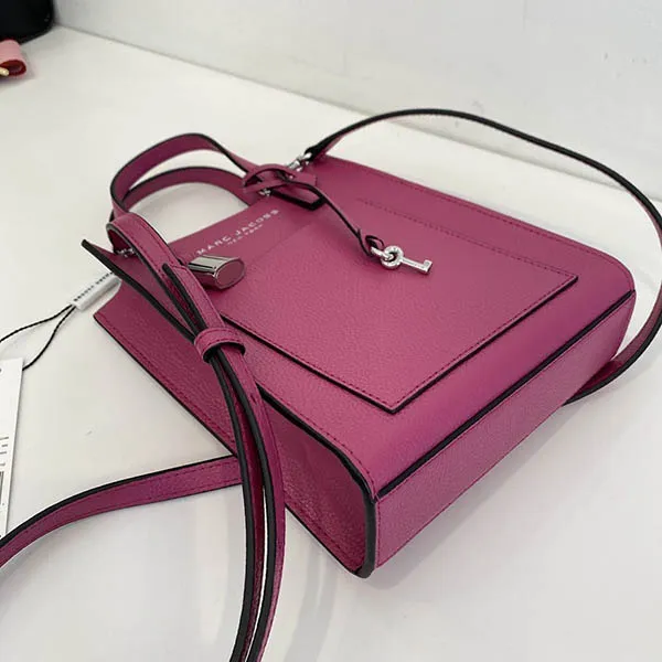 Túi Tote Marc Jacobs Micro Grind Satchel Tote Bag Pink H001L03FA22 Màu Hồng - Túi xách - Vua Hàng Hiệu
