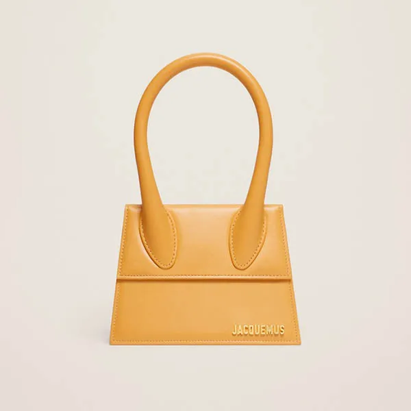 Túi Xách Jacquemus Le Chiquito Moyen Signature Handbag 213BA002-3060-290 Màu Vàng Nghệ