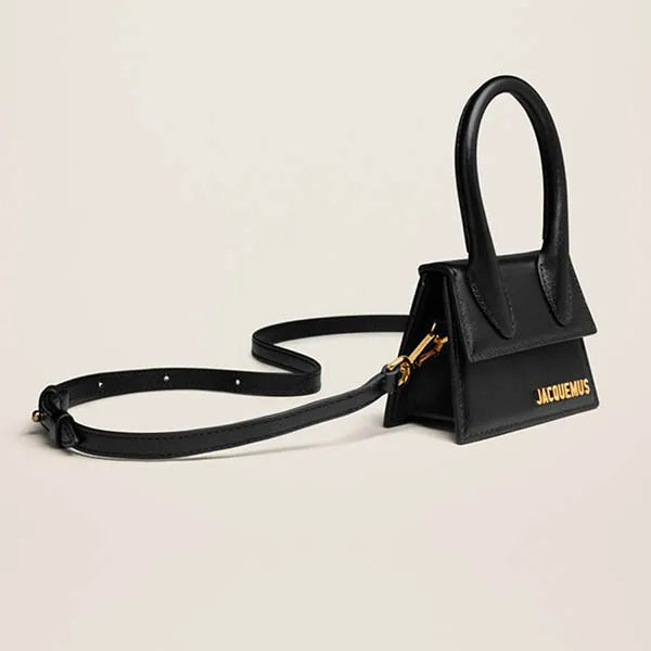 Túi Xách Jacquemus Le Chiquito Signature Leather Mini Handbag 213BA001-3000-990 Màu Đen