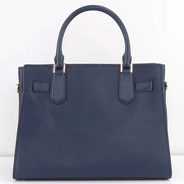 Túi Xách Nữ Michael Kors MK Hamilton Medium Handbag 35T1GHMS2L Màu Xanh Navy