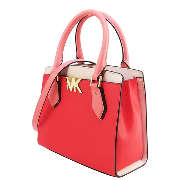 Túi Xách Michael Kors MK Mott Coral Bag 35T0GOXM2B Màu Đỏ Hồng