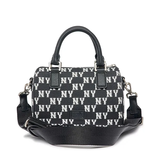 Túi Xách MLB Classic Monogram Jacquard Boston Bag S New York Yankees 3ABWS013N-50BKS Màu Đen